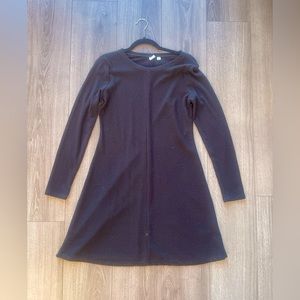 GAP Black Long Sleeve Sweater Dress